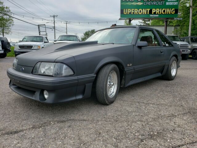 1988 Black Ford Mustang