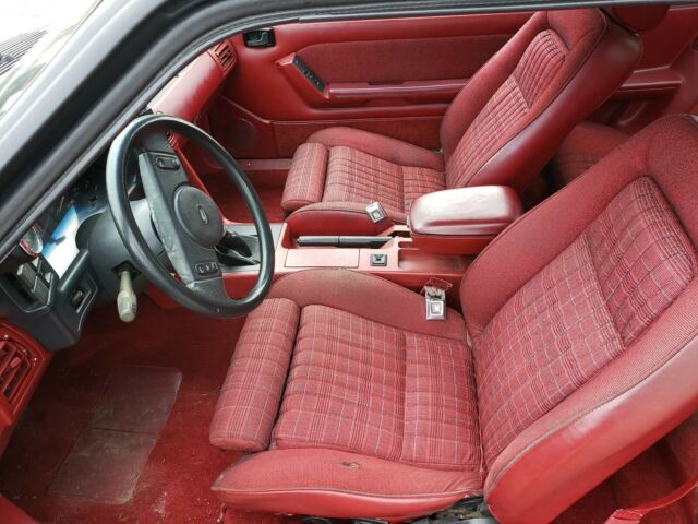 1988 Black Ford Mustang