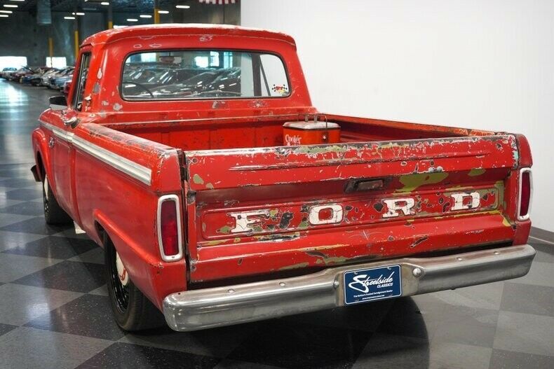 1966 Red Ford F-100 Pickup Truck