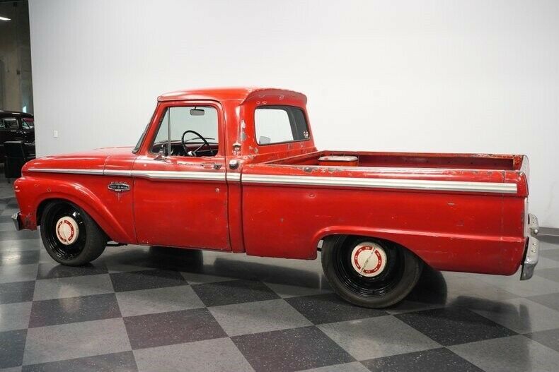 1966 Red Ford F-100 Pickup Truck