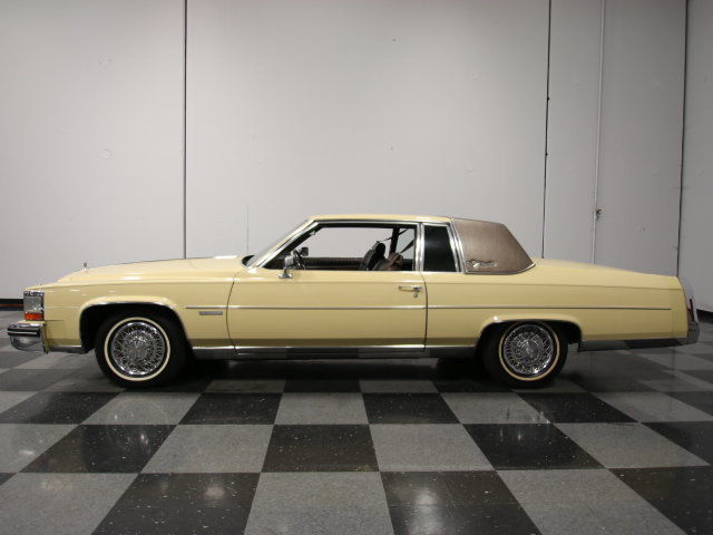 1982 Yellow Cadillac DeVille Coupe