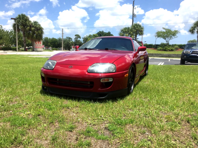 1994 Red Toyota Supra Coupe
