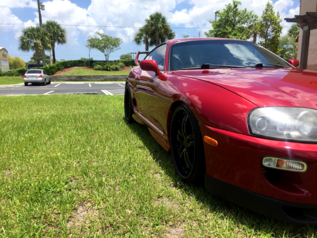 1994 Red Toyota Supra Coupe