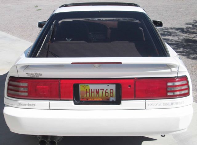 1989 White, 3 stage Toyota Supra Hatchback