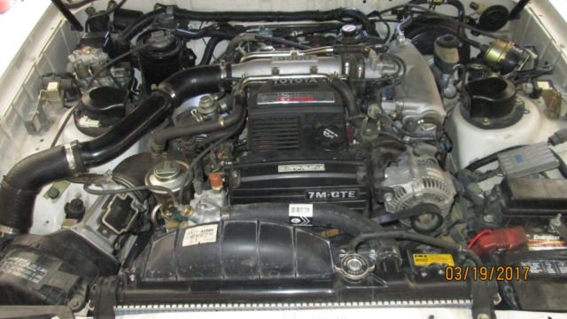 1989 White, 3 stage Toyota Supra Hatchback