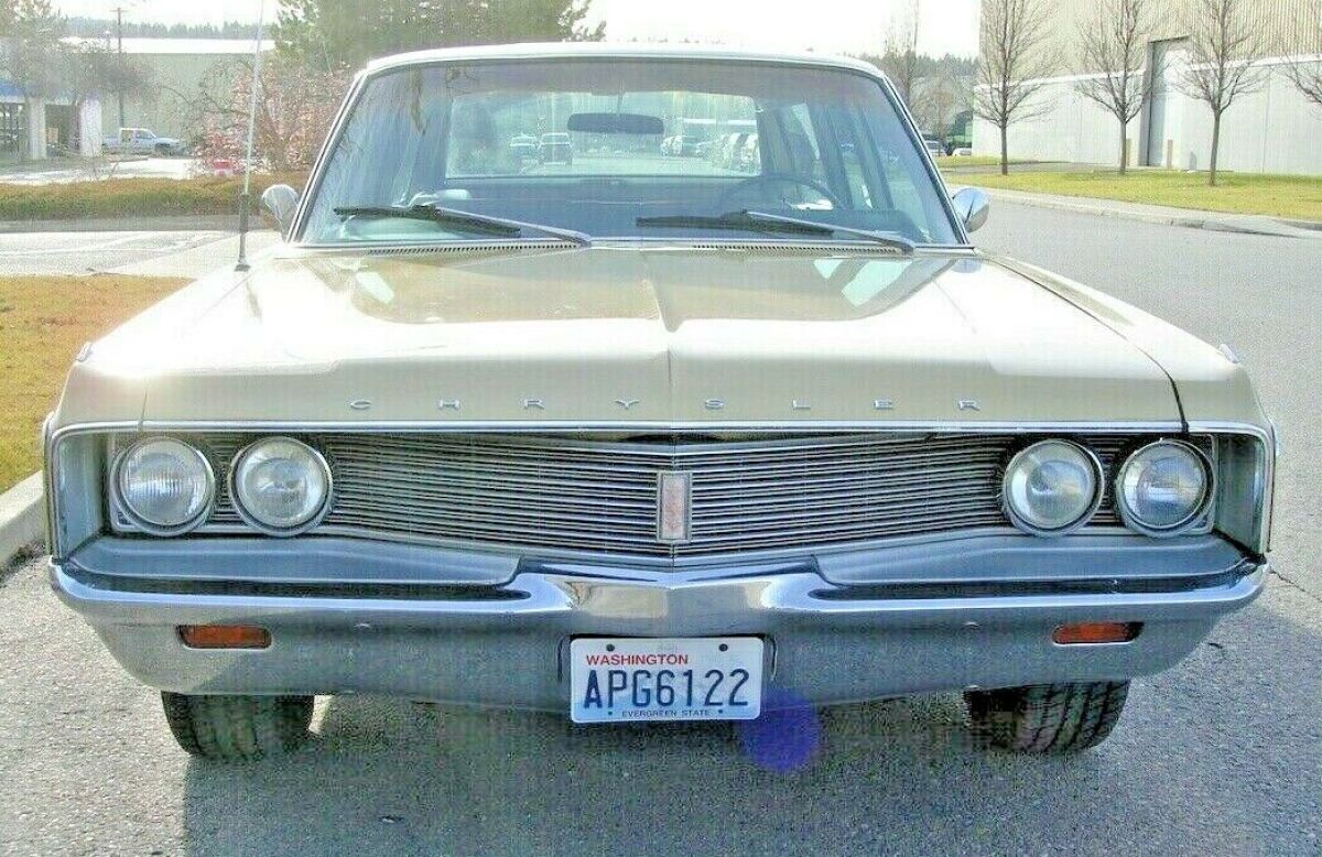 1968 Green Chrysler Town & Country Wagon