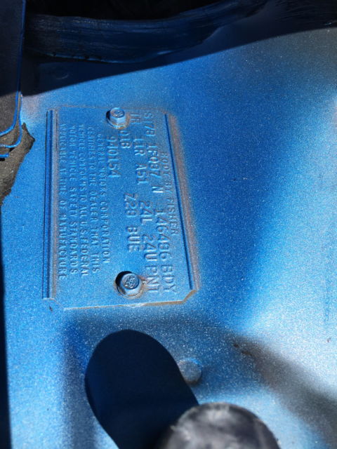 1978 Blue Chevrolet Camaro Coupe