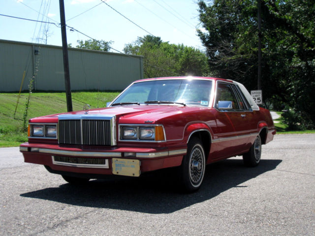 1980 Red Ford Cougar Coupe