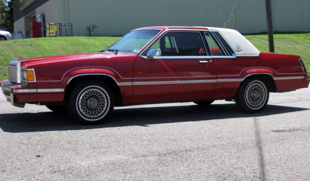 1980 Red Ford Cougar Coupe