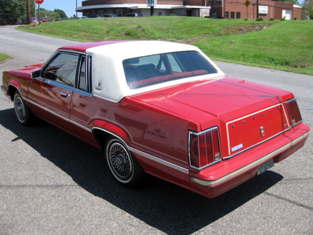 1980 Red Ford Cougar Coupe