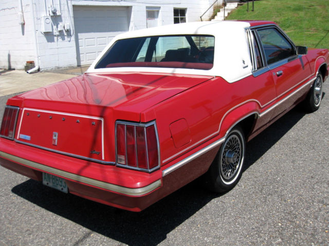1980 Red Ford Cougar Coupe