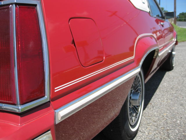 1980 Red Ford Cougar Coupe