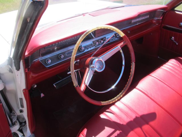 1964 White Pontiac Catalina Convertible
