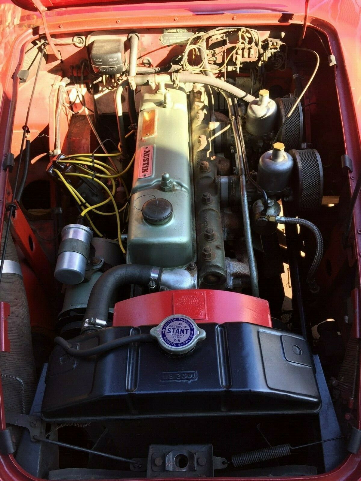 1957 Red over Black Austin Healey Other Convertible