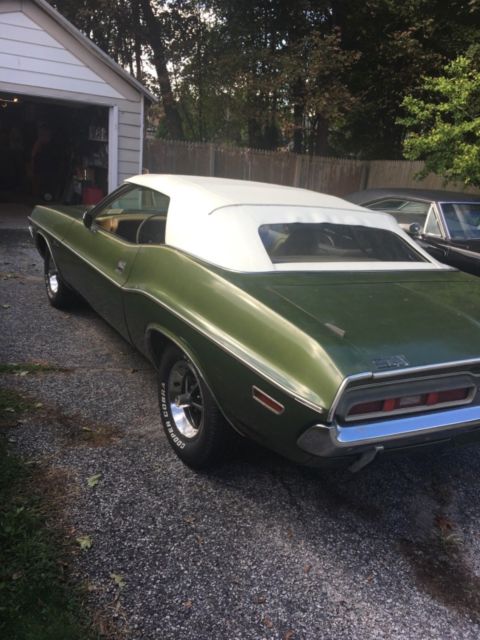1971 Green Dodge Challenger