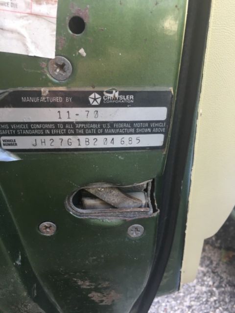 1971 Green Dodge Challenger