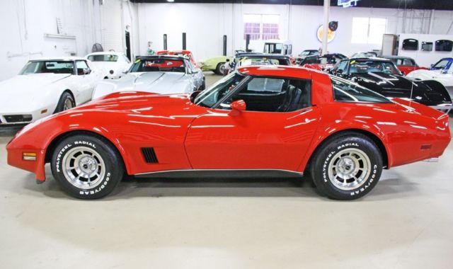 1980 Red Chevrolet Corvette Coupe
