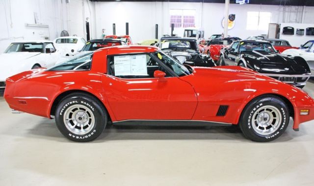 1980 Red Chevrolet Corvette Coupe