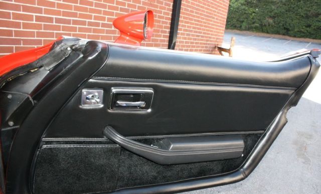 1980 Red Chevrolet Corvette Coupe