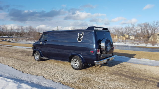 1978 Blue GMC Vandura Extended Passenger Van