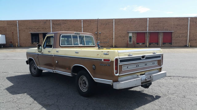 1973 Yellow / Bronze Ford F-100 pickup