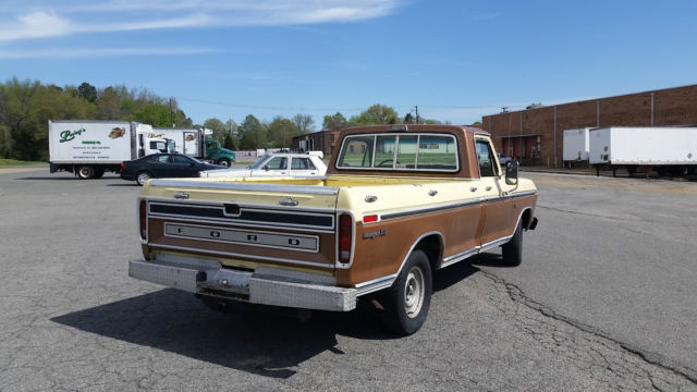 1973 Yellow / Bronze Ford F-100 pickup