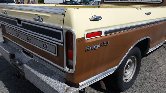 1973 Yellow / Bronze Ford F-100 pickup