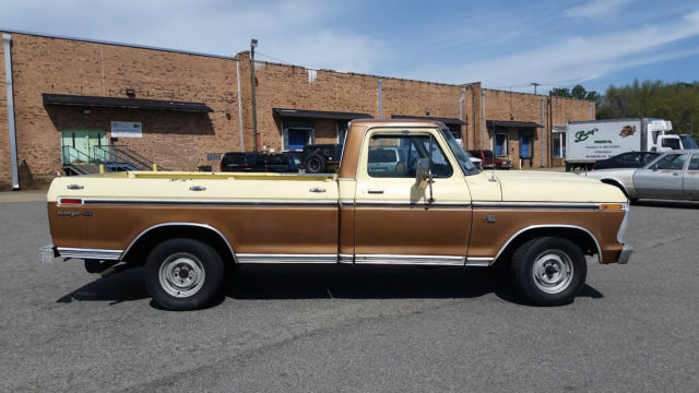 1973 Yellow / Bronze Ford F-100 pickup