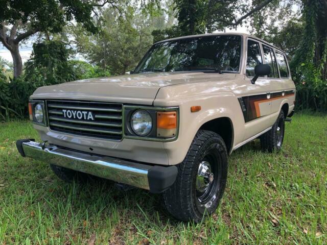 1982 Beige Toyota Land Cruiser SUV
