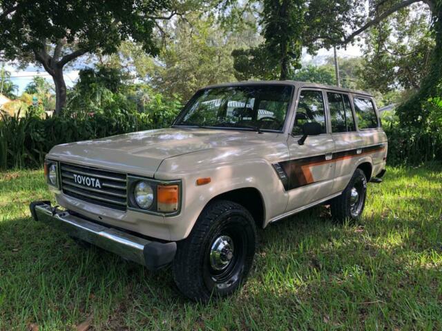 1982 Beige Toyota Land Cruiser SUV