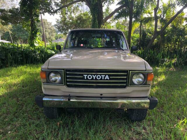 1982 Beige Toyota Land Cruiser SUV