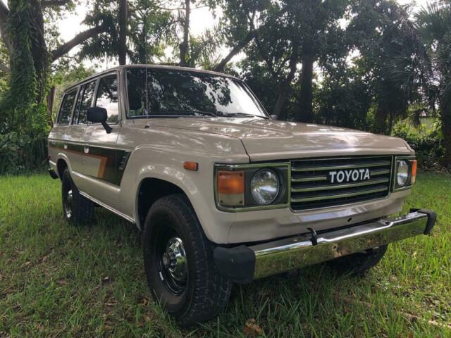 1982 Beige Toyota Land Cruiser SUV