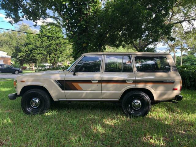 1982 Beige Toyota Land Cruiser SUV