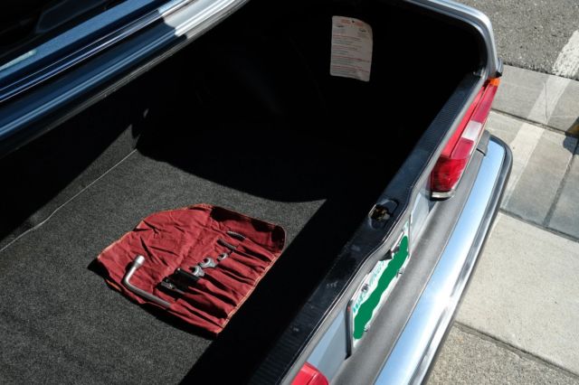 1984 Silver Blue metallic clear coat Mercedes-Benz 300-Series Sedan