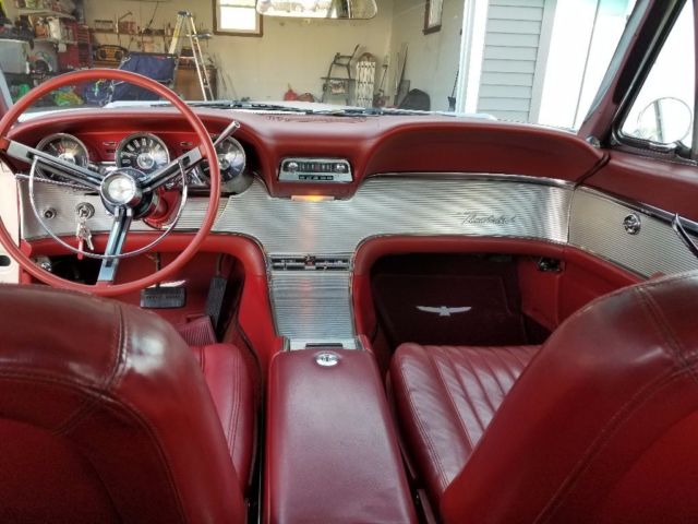 1961 White Ford Thunderbird Coupe