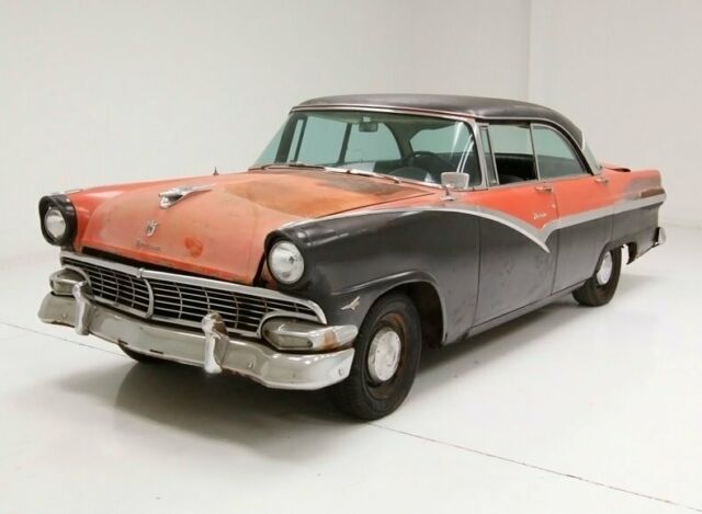 1956 Red Ford Victoria Hardtop Sedan