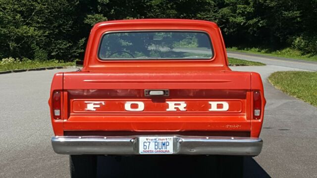 1967 Red Ford F-100 Cab & Chassis