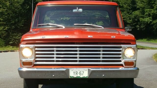 1967 Red Ford F-100 Cab & Chassis