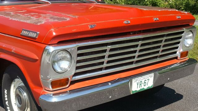 1967 Red Ford F-100 Cab & Chassis