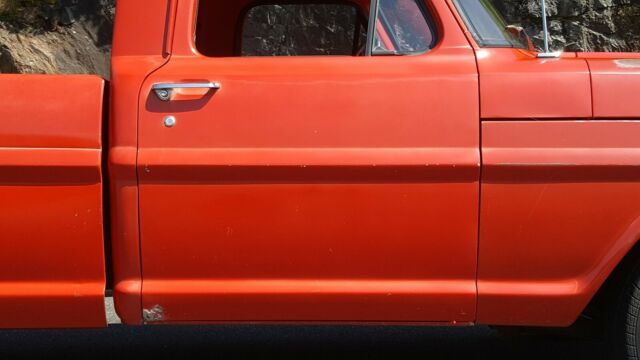 1967 Red Ford F-100 Cab & Chassis