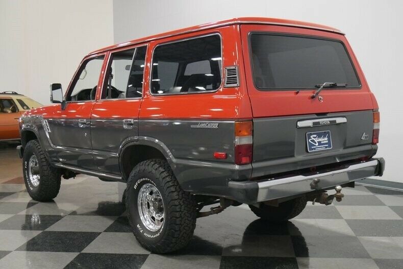 1990 Red Toyota Land Cruiser SUV
