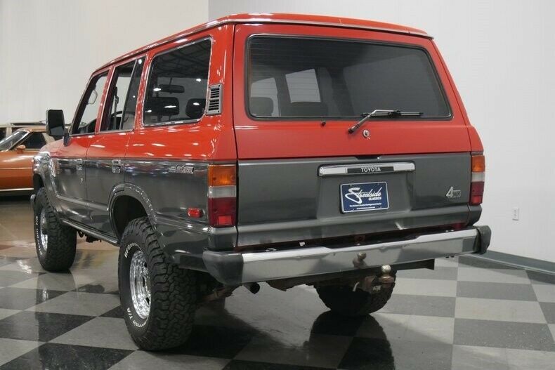 1990 Red Toyota Land Cruiser SUV