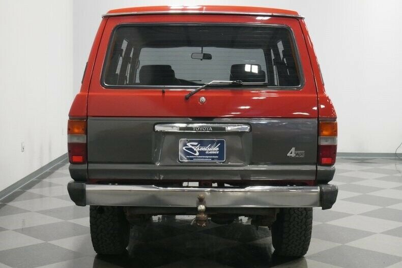 1990 Red Toyota Land Cruiser SUV