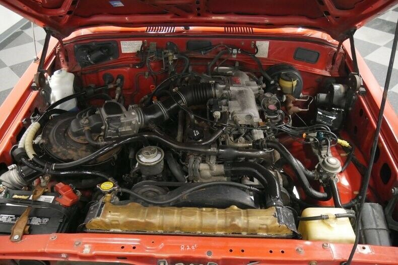 1990 Red Toyota Land Cruiser SUV