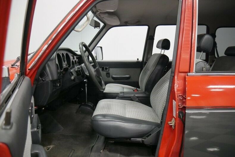 1990 Red Toyota Land Cruiser SUV