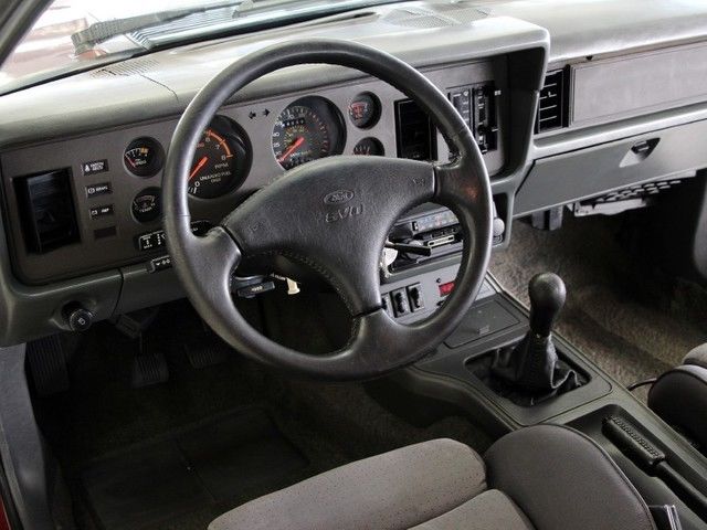 1984 Red Ford Mustang Hatchback
