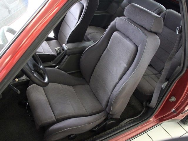 1984 Red Ford Mustang Hatchback