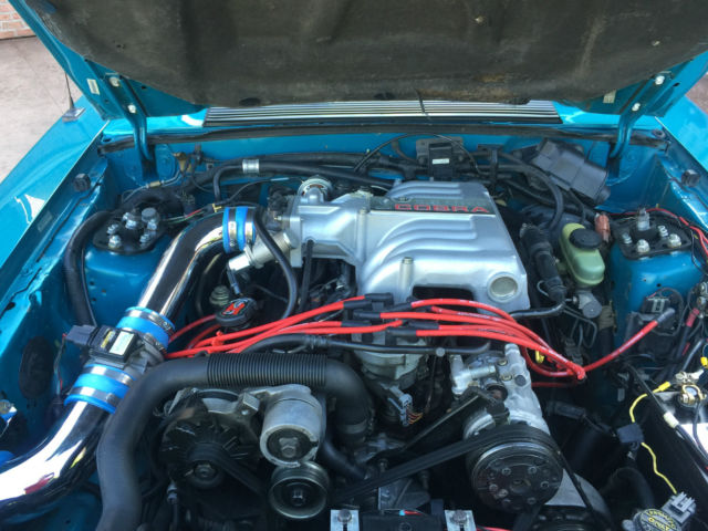 1993 Teal Ford Mustang Coupe