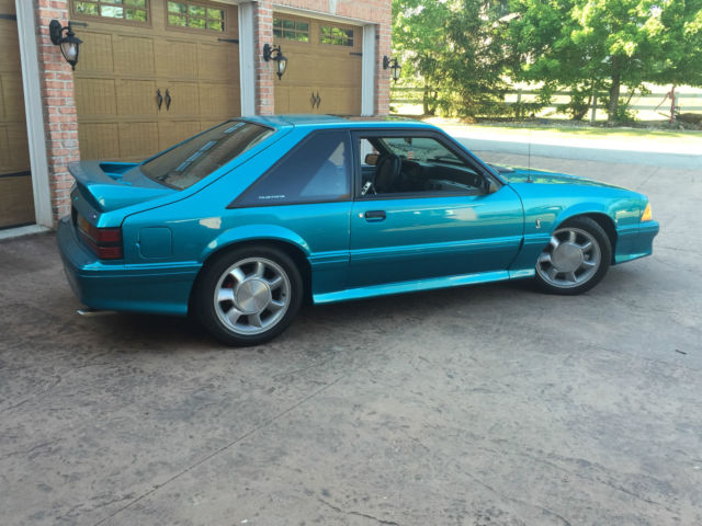 1993 Teal Ford Mustang Coupe