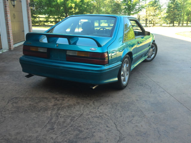 1993 Teal Ford Mustang Coupe